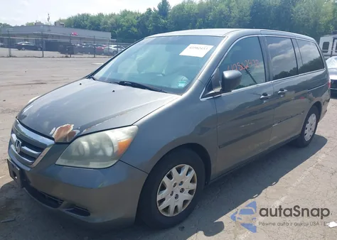 2007 Honda Odyssey Lx z USA, uszkodzony, nr VIN 5FNRL38267B029066